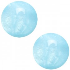Polaris cabochon 7mm Mosso shiny Aquamarine blue